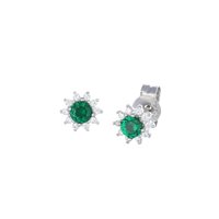 Earrings Amen Woman Lady in Silver Zircone ESOBBVZ - ESOBBVZ